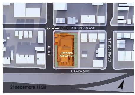 Construction site plan for project from page 29 of the file '2024-10-11 - Urban Design Brief - D07-12-24-0127'