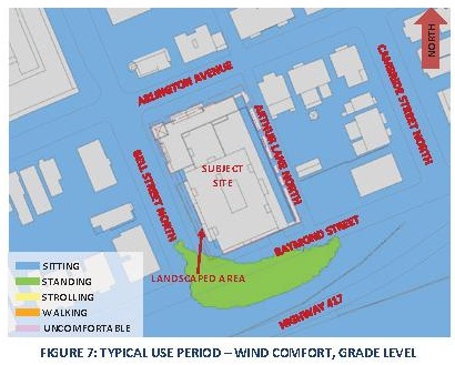 Construction site plan for project from page 30 of the file '2024-10-11 - Urban Design Brief - D07-12-24-0127'