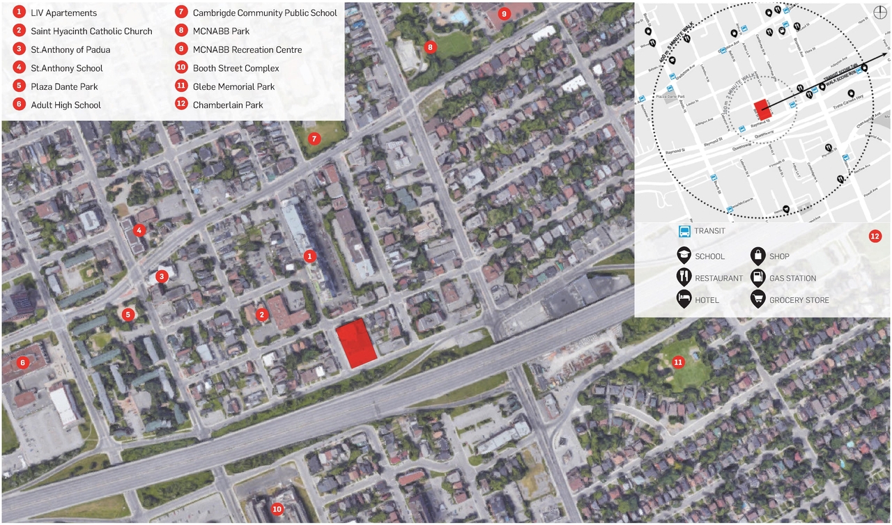 Construction site plan for project from page 31 of the file '2024-10-11 - Urban Design Brief - D07-12-24-0127'