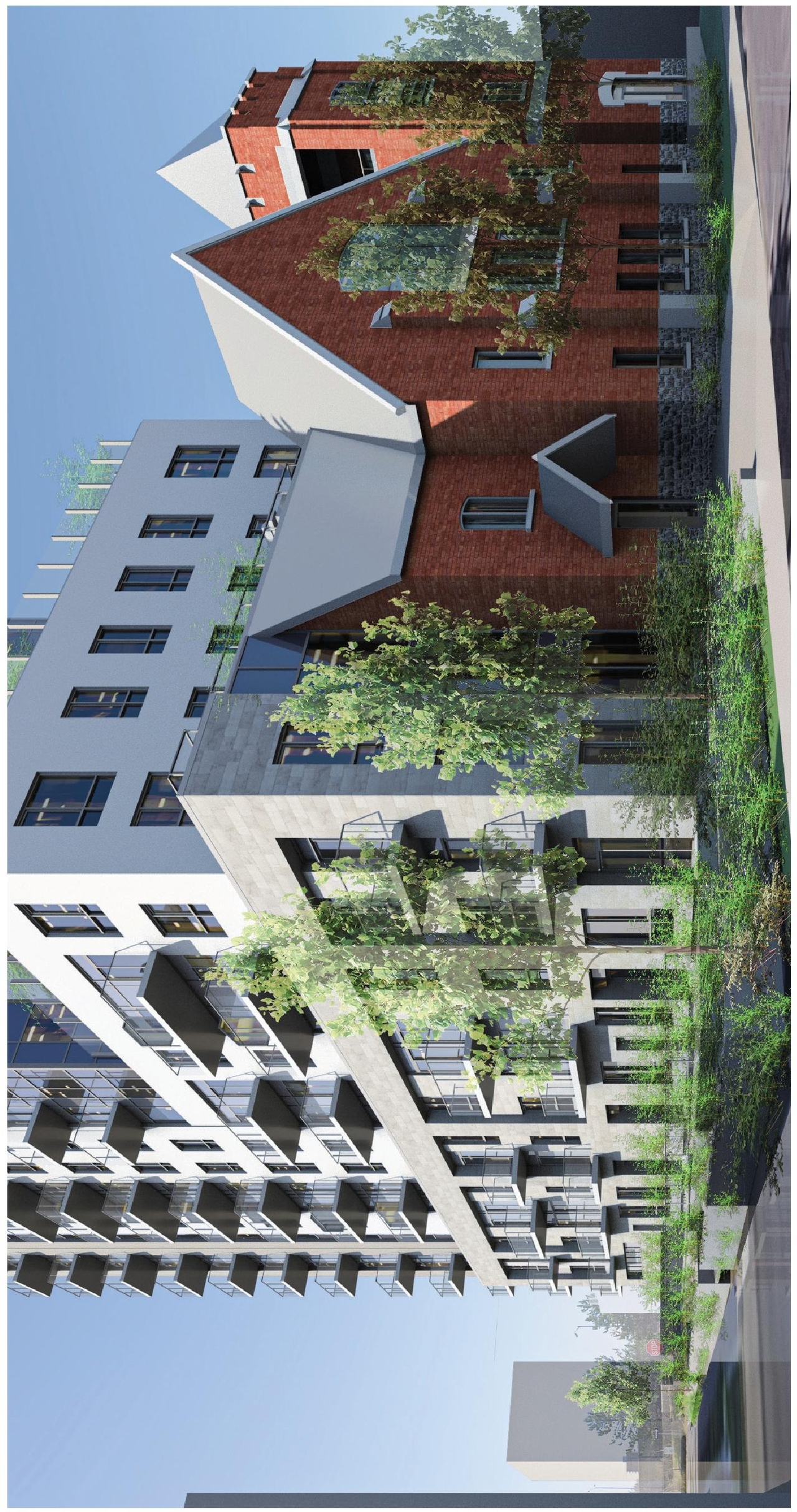 Rendering of building from page 41 of the file '2024-10-11 - Urban Design Brief - D07-12-24-0127'
