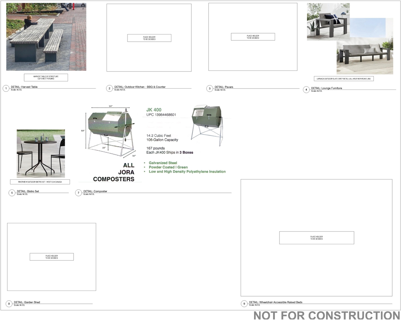 Construction site plan for project from page 53 of the file '2024-10-11 - Urban Design Brief - D07-12-24-0127'