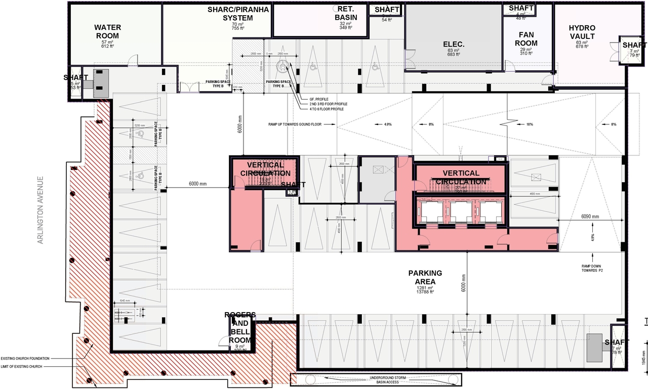 Floor plan for project from page 57 of the file '2024-10-11 - Urban Design Brief - D07-12-24-0127'