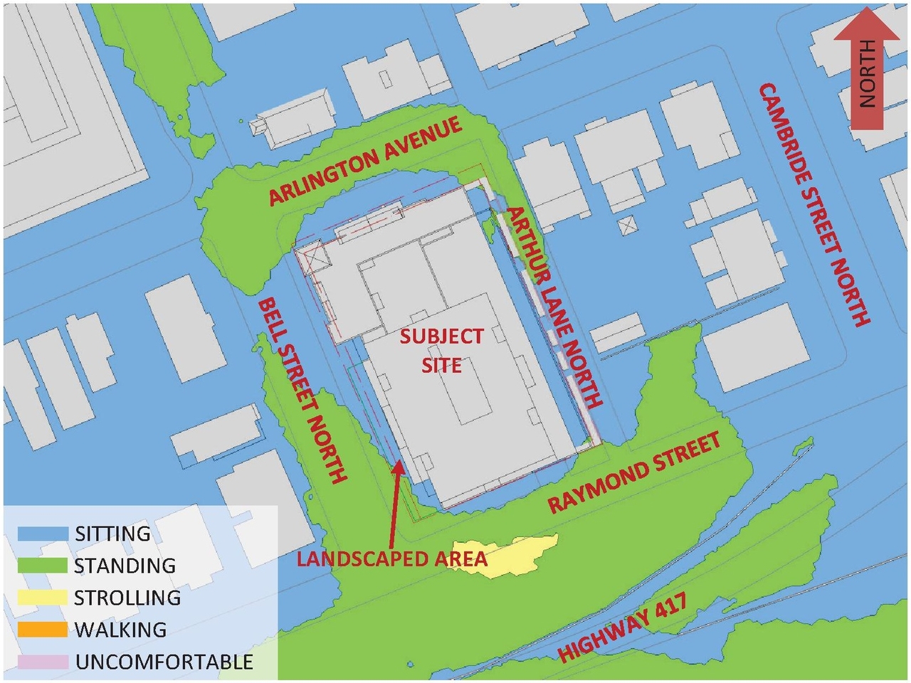 Construction site plan for project from page 70 of the file '2024-10-11 - Urban Design Brief - D07-12-24-0127'
