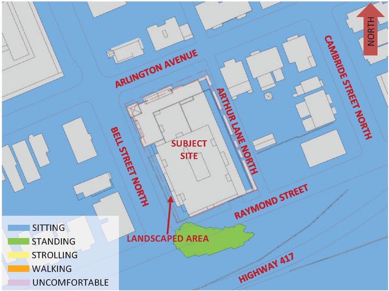 Construction site plan for project from page 70 of the file '2024-10-11 - Urban Design Brief - D07-12-24-0127'