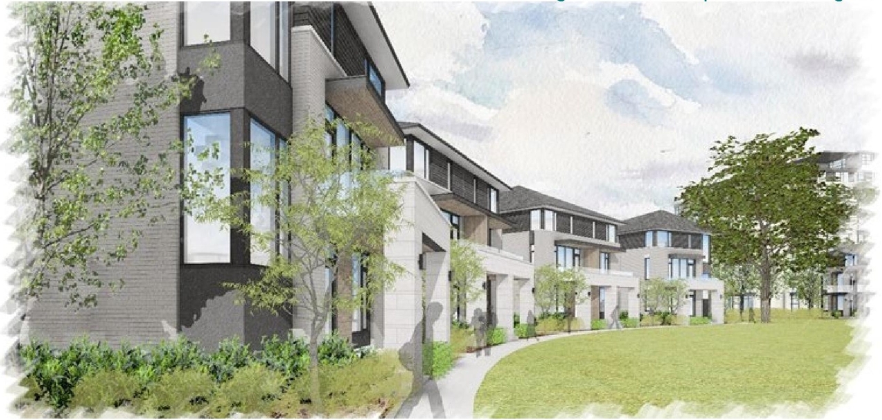 Rendering of building from page 15 of the file '2024-10-18 - Urban Design Brief - D07-12-24-0130'