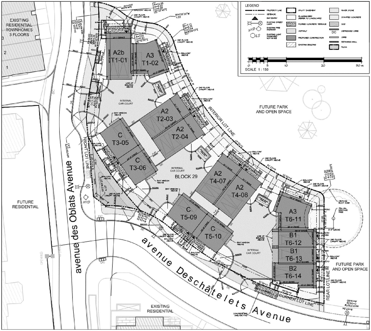 Construction site plan for project from page 21 of the file '2024-10-18 - Urban Design Brief - D07-12-24-0130'