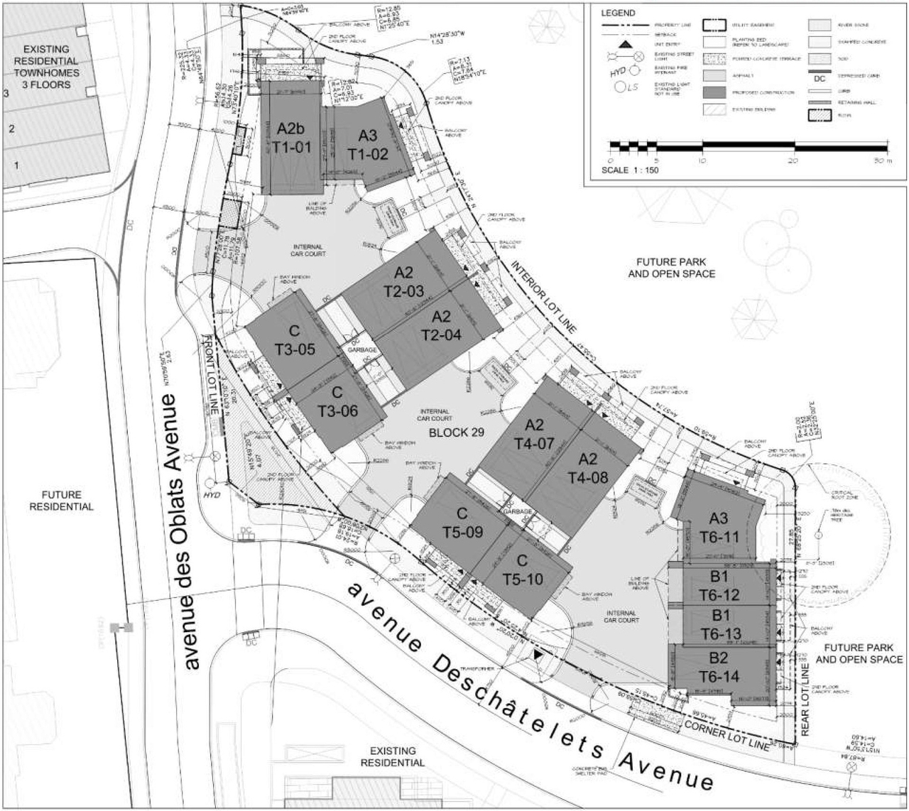Construction site plan for project from page 22 of the file '2024-12-23 - Urban Design Brief - D07-12-24-0130'