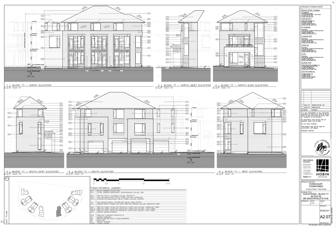 Rendering of building from page 33 of the file '2024-12-23 - Urban Design Brief - D07-12-24-0130'