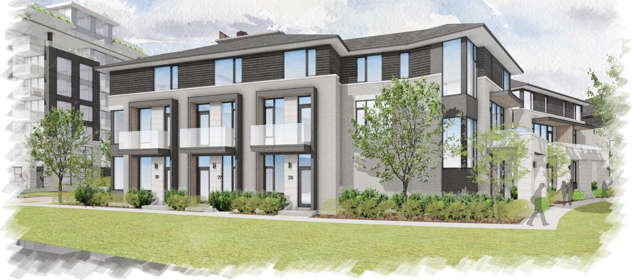 Rendering of building from page 46 of the file '2024-12-23 - Urban Design Brief - D07-12-24-0130'