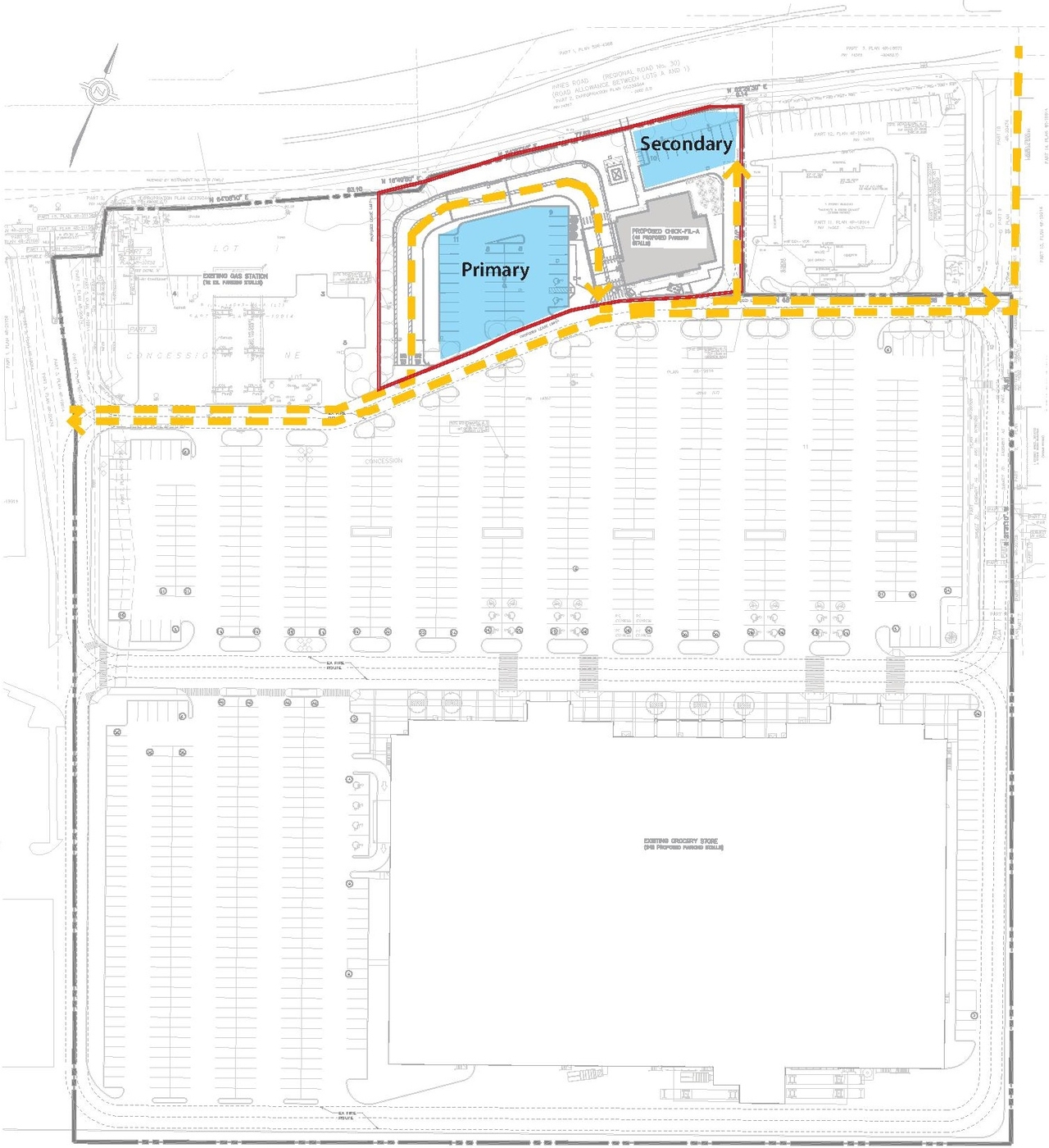 Construction site plan for project from page 22 of the file '2024-10-21 - Urban Design Brief - D07-12-24-0131'