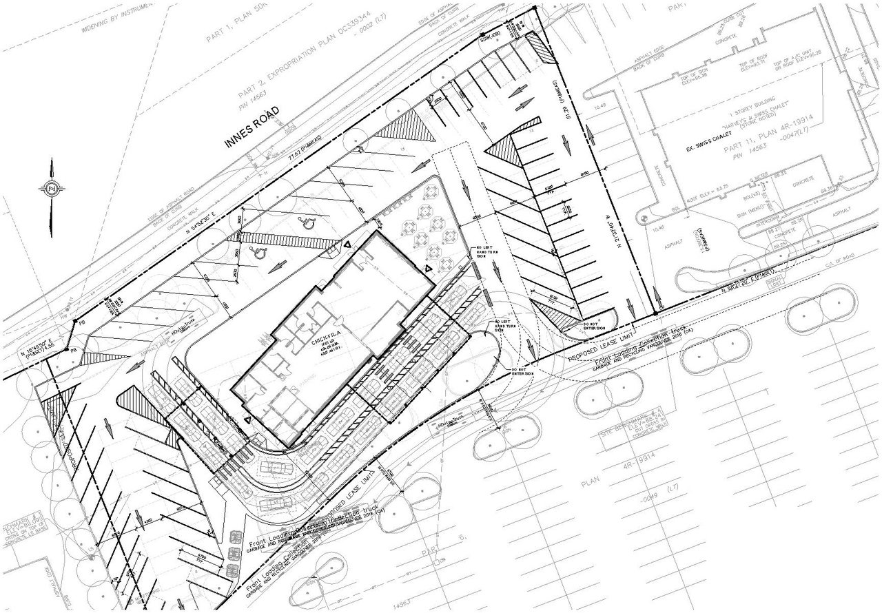 Construction site plan for project from page 26 of the file '2024-10-21 - Urban Design Brief - D07-12-24-0131'