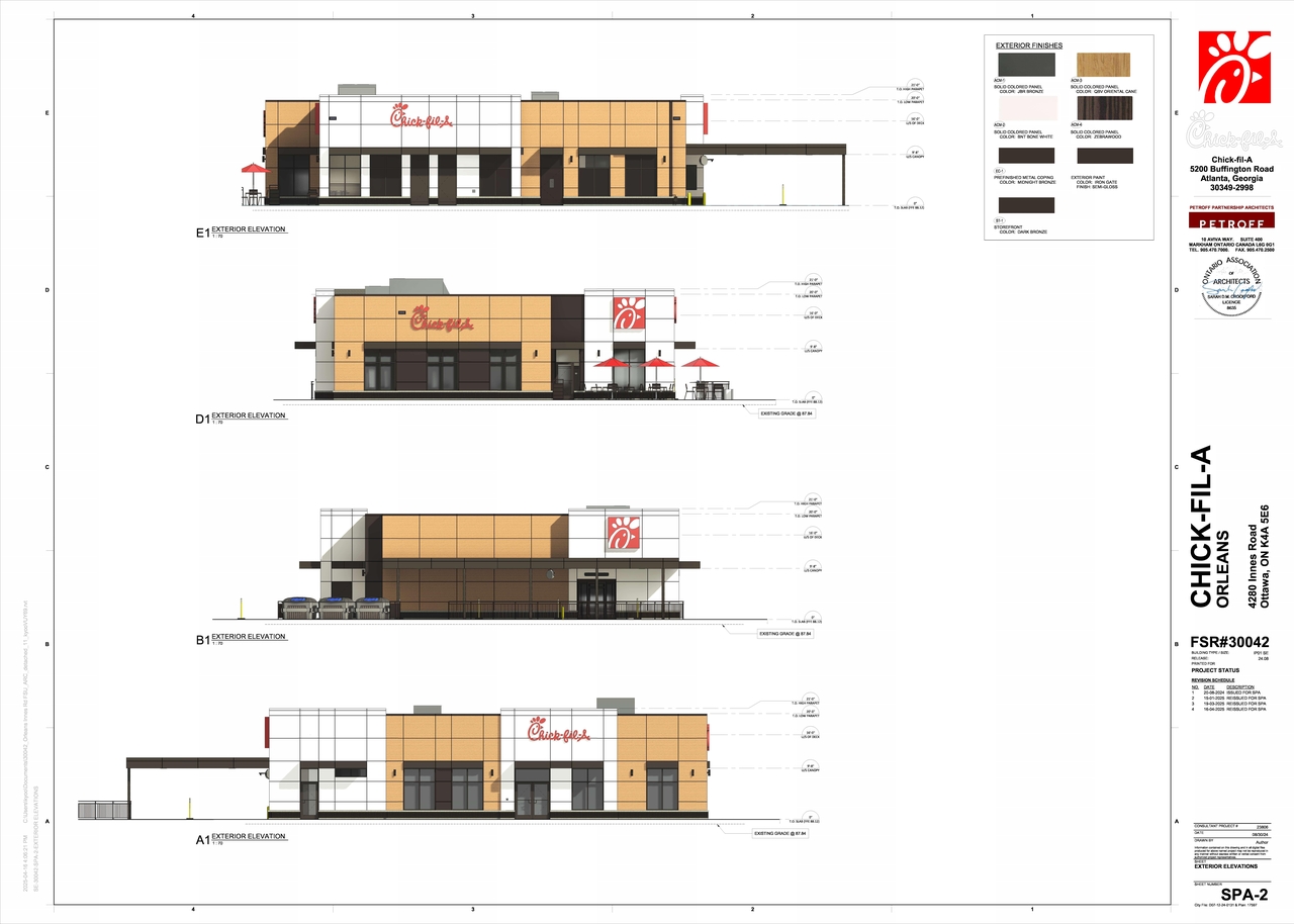 Rendering of building from page 2 of the file '2025-04-17 - Floor Plans and Elevations - D07-12-24-0131'