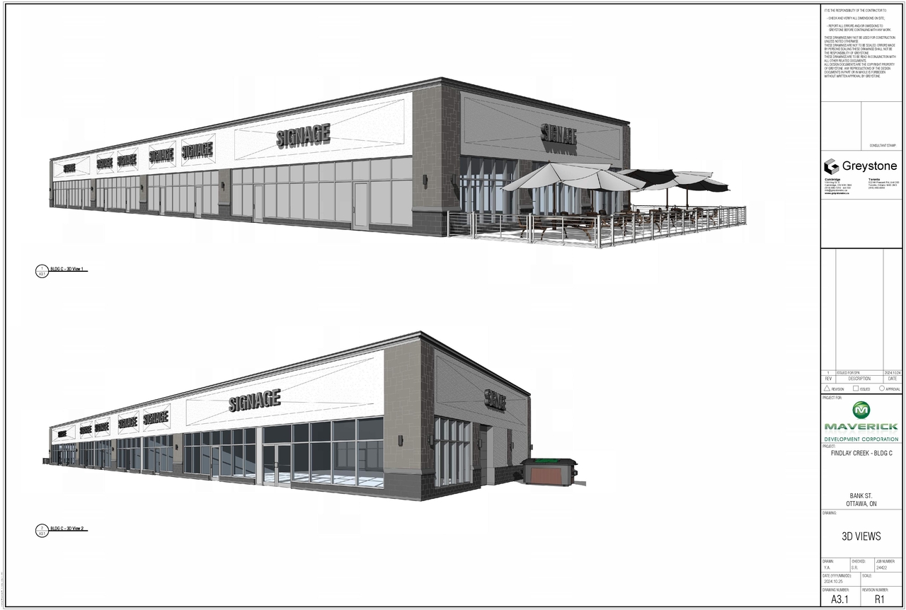 Rendering of building from page 10 of the file '2024-11-01 - Urban Design Brief - D07-12-24-0134'