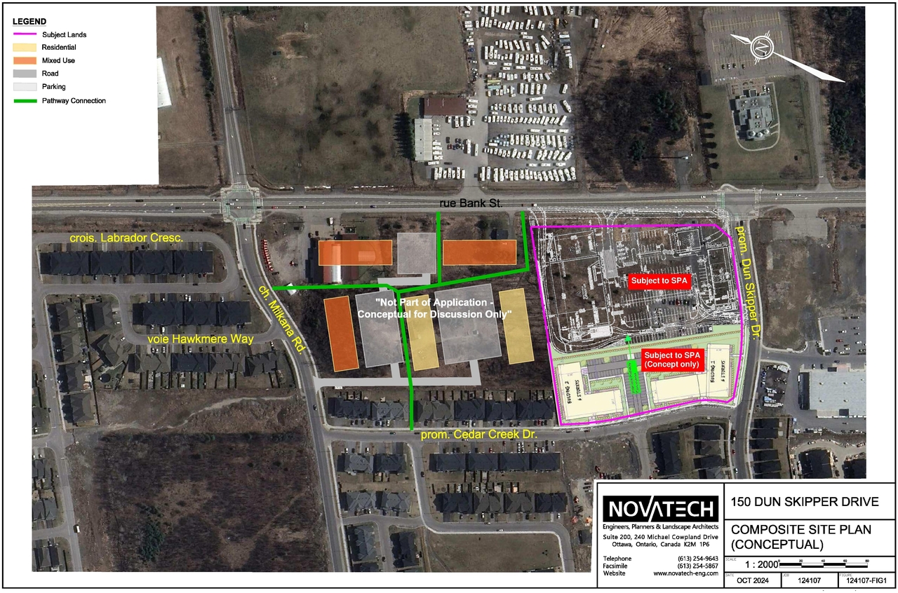 Construction site plan for project from page 15 of the file '2024-11-01 - Urban Design Brief - D07-12-24-0134'