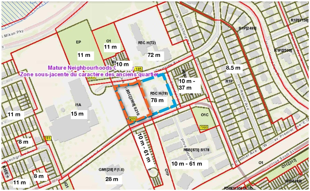 Construction site plan for project from page 8 of the file '2024-10-30 - Urban Design Brief - D07-12-24-0138'