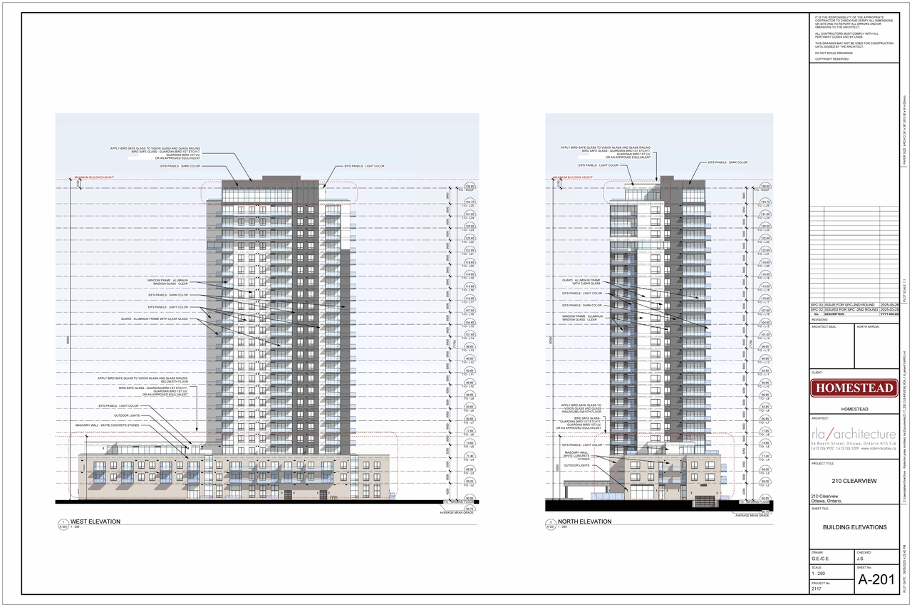 Rendering of building from page 6 of the file '2025-05-27 - Floor Plans, Elevations, 3D Perspectives - D07-12-24-0138'
