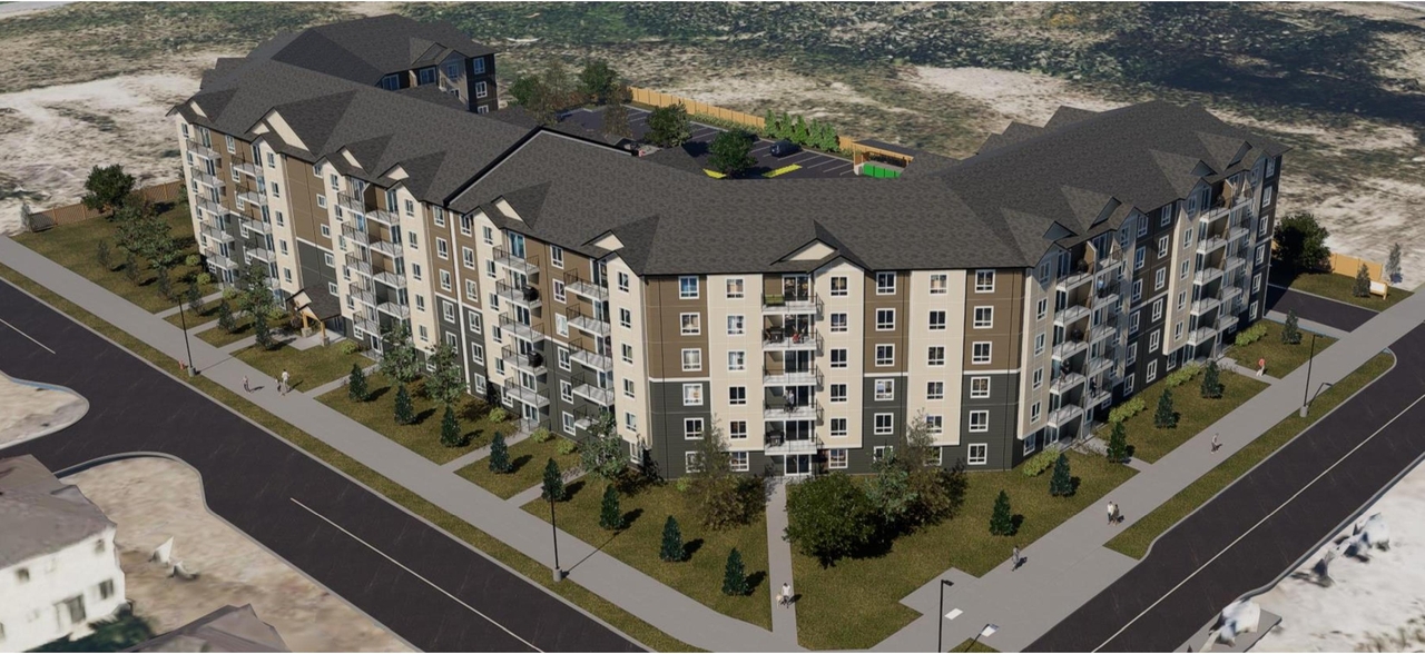 Rendering of building from page 1 of the file '2024-11-04 - Design Brief - D07-12-24-0140'