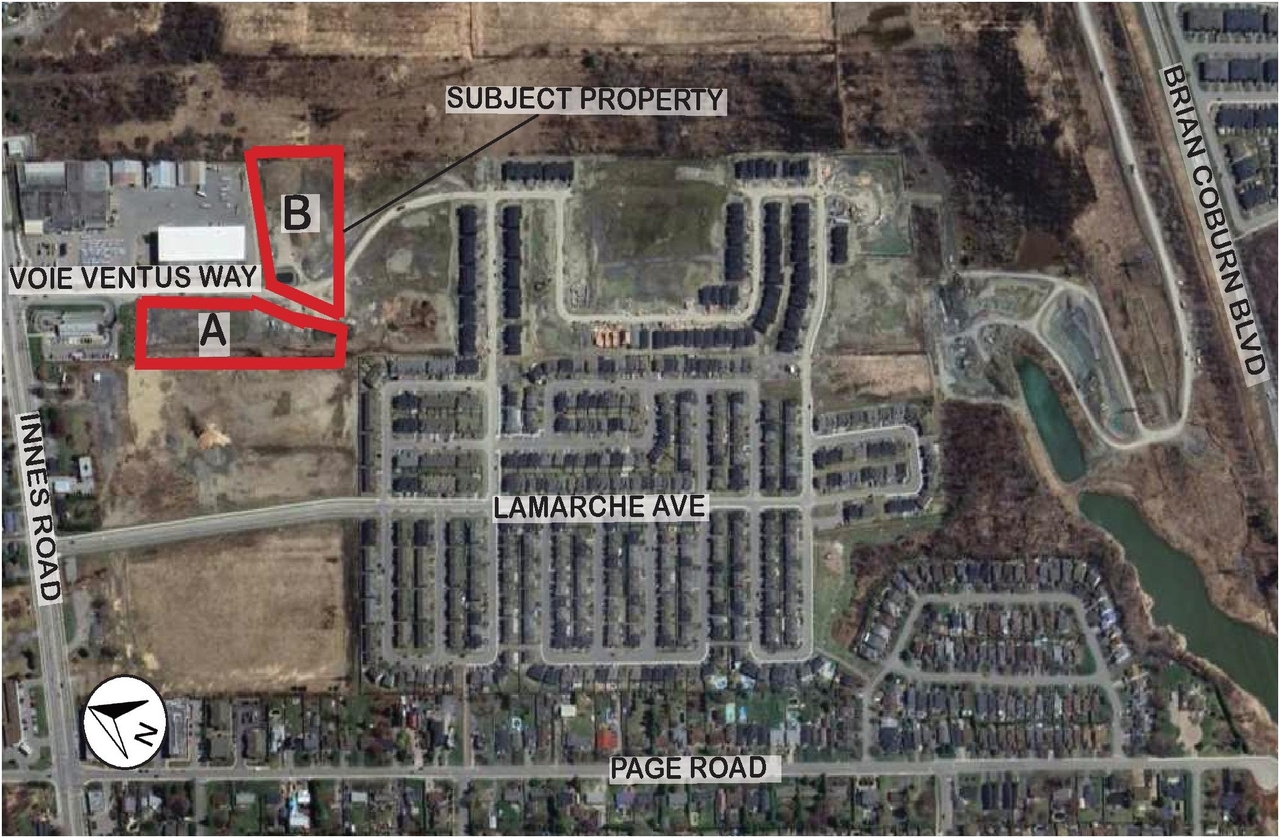 Construction site plan for project from page 6 of the file '2024-11-04 - Urban Design Brief - D07-12-24-0141'