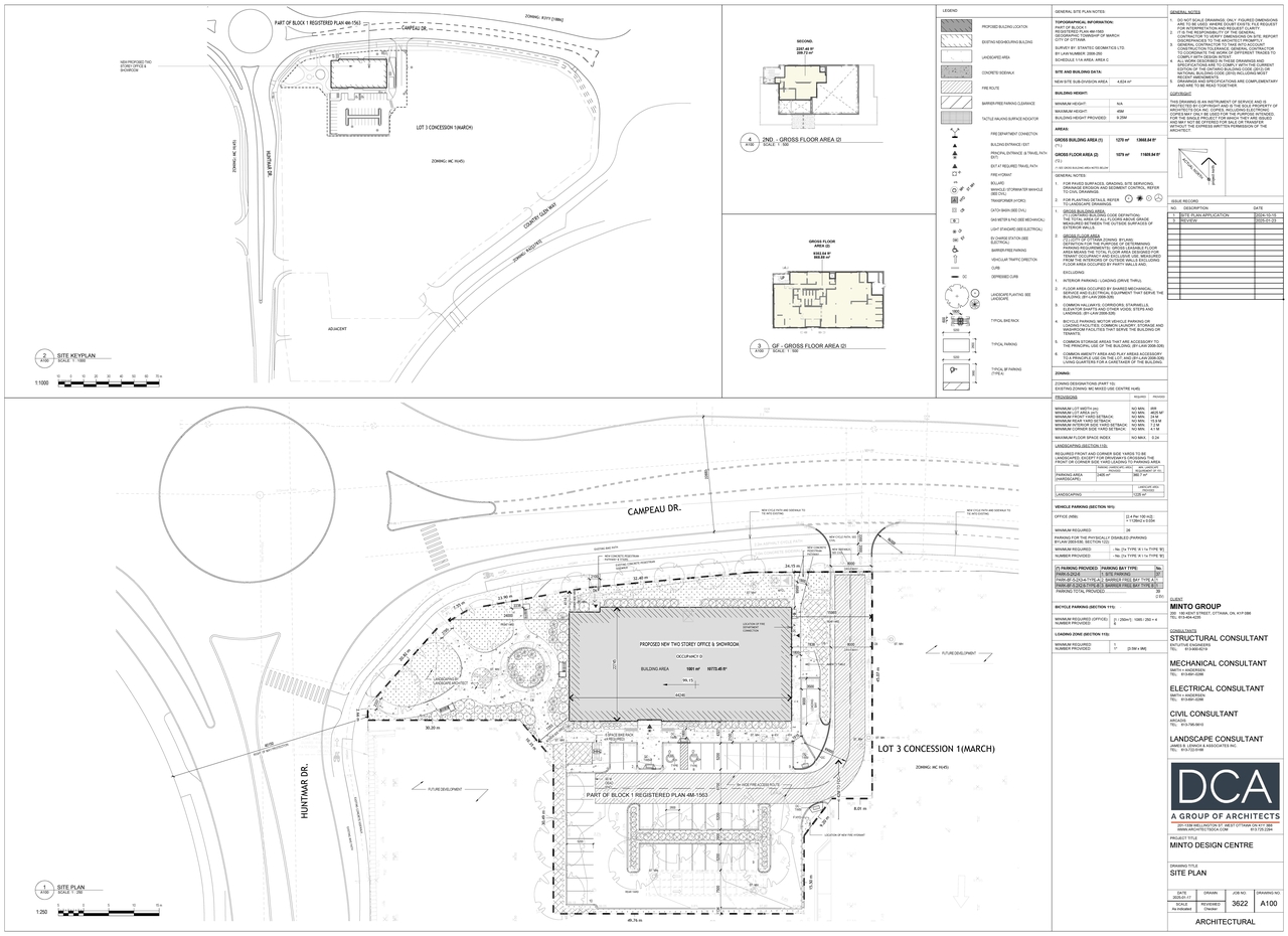 Construction site plan for project from page 29 of the file '2025-03-10 - Design Brief - D07-12-24-01481'