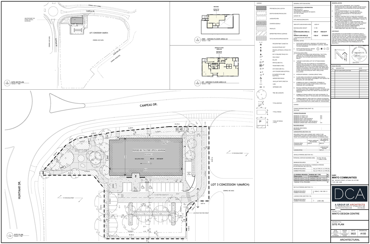 Construction site plan for project from page 29 of the file '2024-11-14 - Design Brief - D07-12-24-0148'