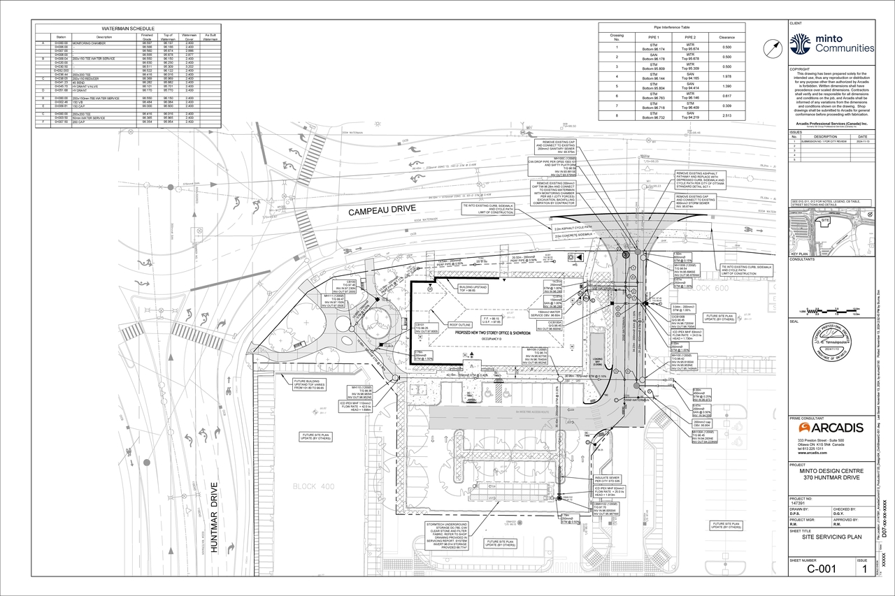 Construction site plan for project from page 31 of the file '2024-11-14 - Design Brief - D07-12-24-0148'