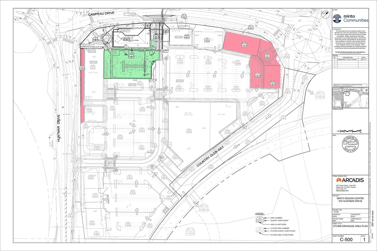 Construction site plan for project from page 74 of the file '2024-11-14 - Design Brief - D07-12-24-0148'