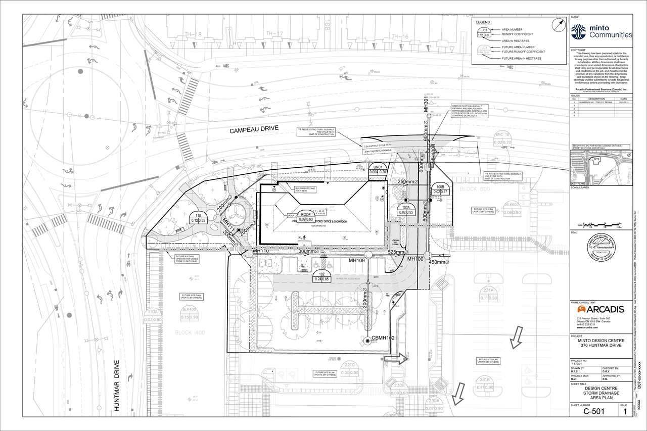 Construction site plan for project from page 75 of the file '2024-11-14 - Design Brief - D07-12-24-0148'