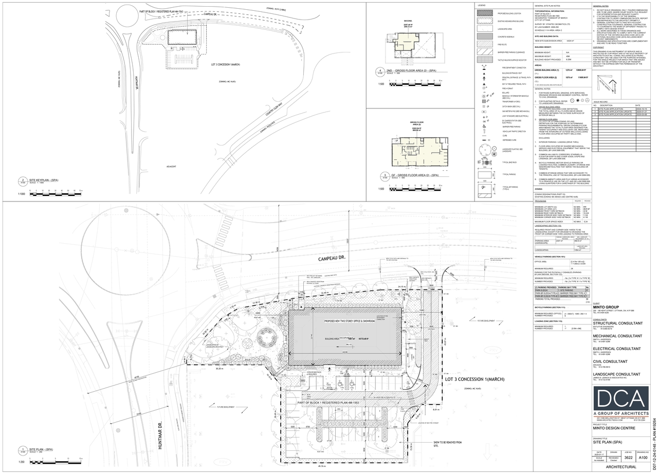 Construction site plan for project from page 29 of the file '2025-05-02 - Design Brief - D07-12-24-0148'