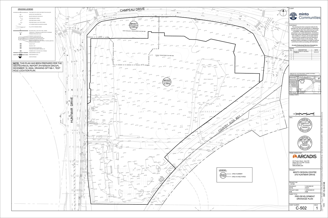 Construction site plan for project from page 76 of the file '2025-05-02 - Design Brief - D07-12-24-0148'