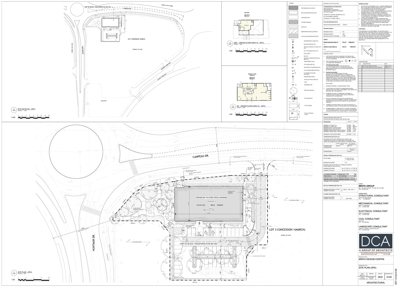 Construction site plan for project from page 29 of the file '2025-01-28 - Design Brief - D07-12-24-0148'