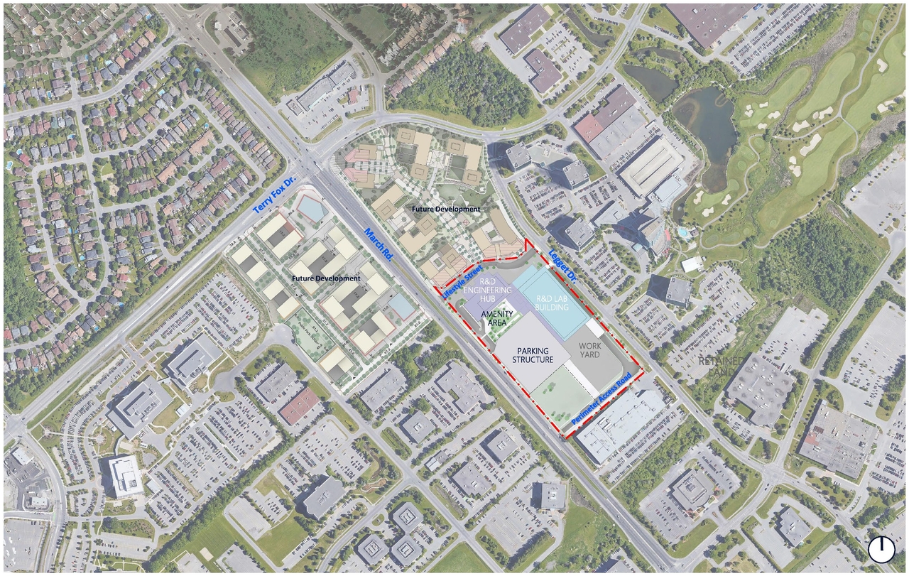 Construction site plan for project from page 36 of the file '2024-11-15 - Design Brief - D07-12-24-0149'