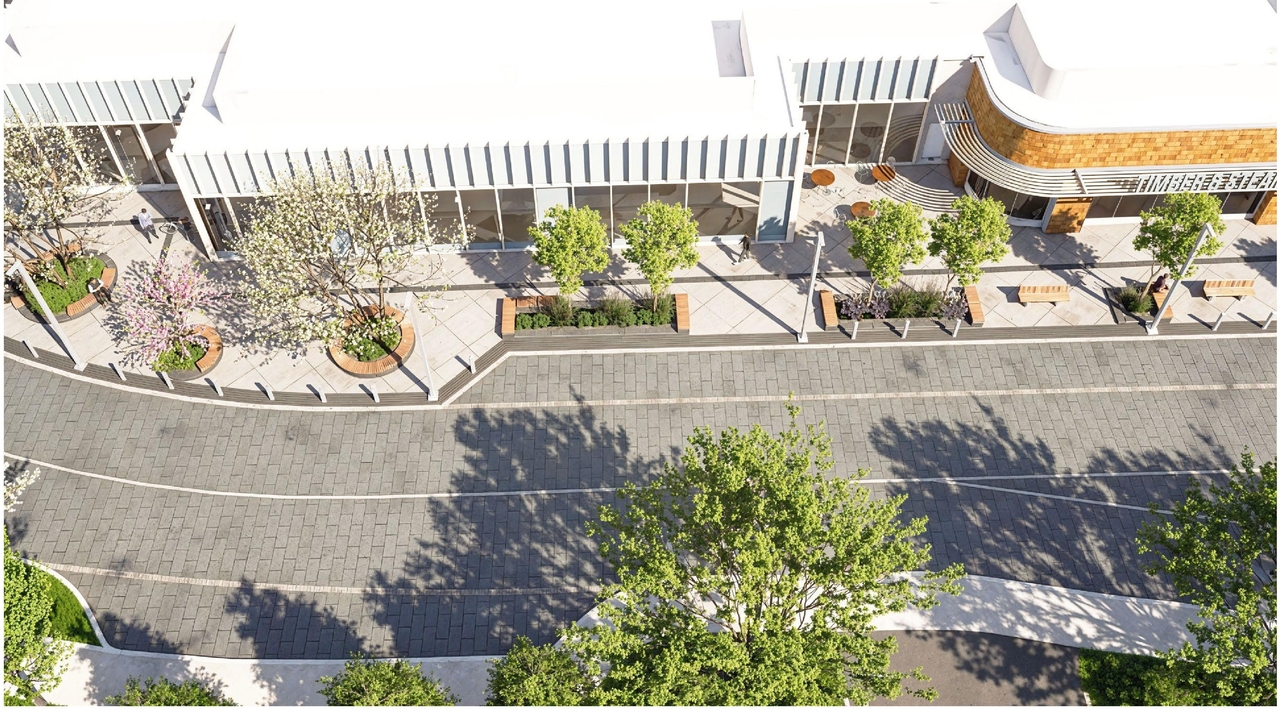 Rendering of building from page 42 of the file '2024-11-15 - Design Brief - D07-12-24-0149'