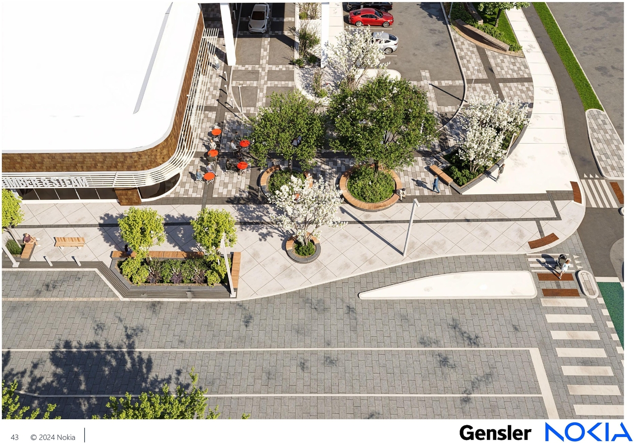 Construction site plan for project from page 43 of the file '2024-11-15 - Design Brief - D07-12-24-0149'
