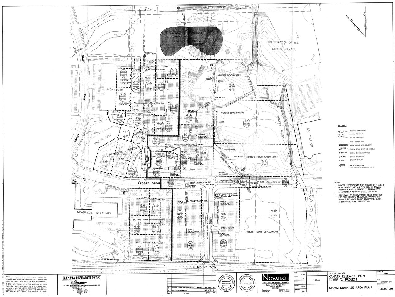 Construction site plan for project from page 58 of the file '2024-11-15 - Sanitary and Storm Trunk Sewer Design Brief - D07-12-24-0149'