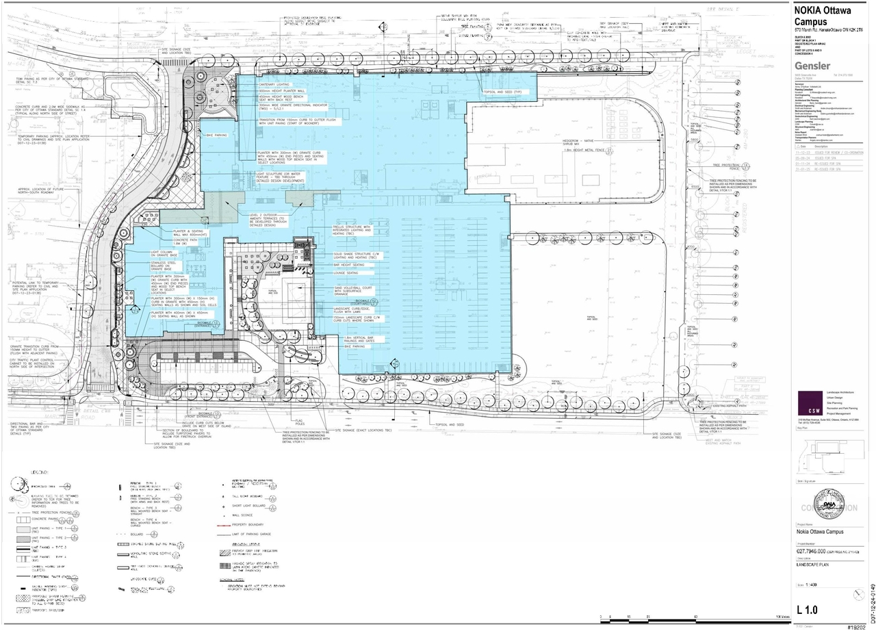 Construction site plan for project from page 79 of the file '2025-01-10 - Design Brief - D07-12-24-0149'