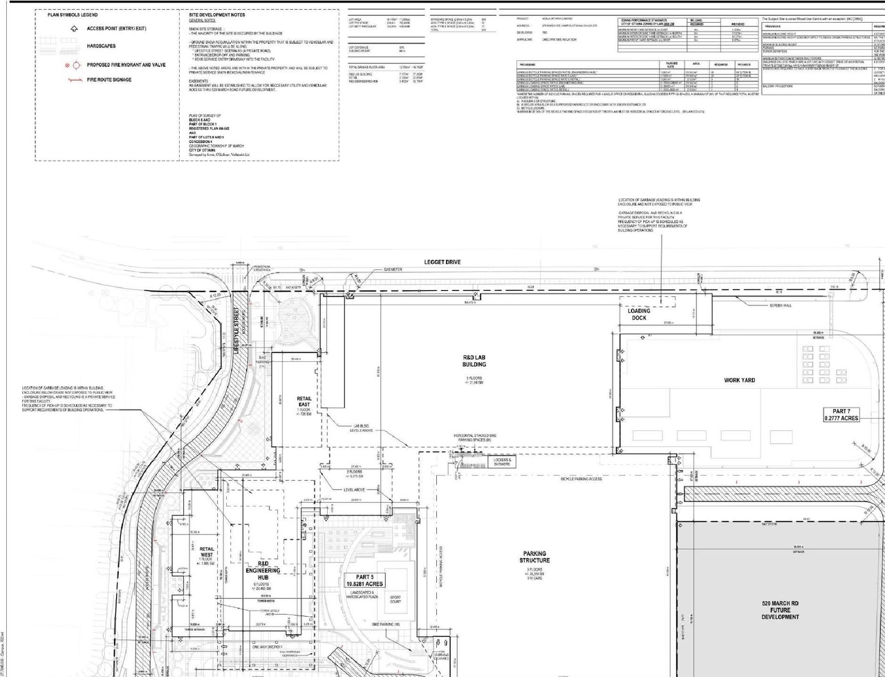 Construction site plan for project from page 78 of the file '2025-01-10 - Design Brief - D07-12-24-0149'