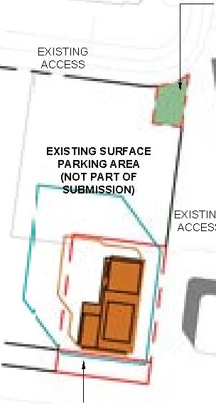 Construction site plan for project from page 65 of the file '2025-05-02 - Urban Design Review Panel Report - D07-12-24-0151'