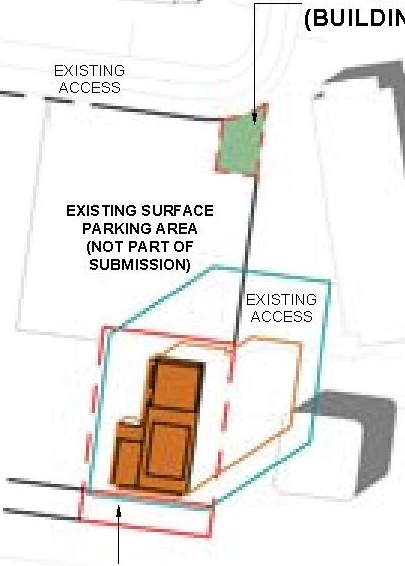 Construction site plan for project from page 66 of the file '2025-05-02 - Urban Design Review Panel Report - D07-12-24-0151'