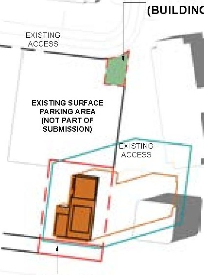 Construction site plan for project from page 67 of the file '2025-05-02 - Urban Design Review Panel Report - D07-12-24-0151'