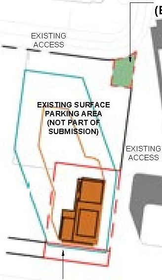 Construction site plan for project from page 72 of the file '2025-05-02 - Urban Design Review Panel Report - D07-12-24-0151'