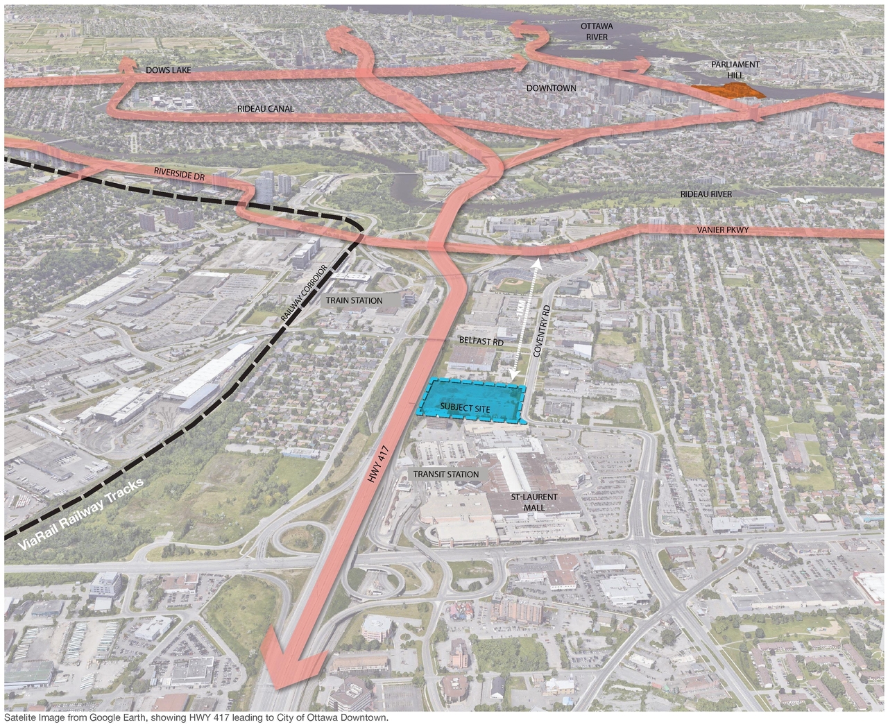 Construction site plan for project from page 5 of the file '2024-11-20 - Urban Design Brief - D07-12-24-0151'