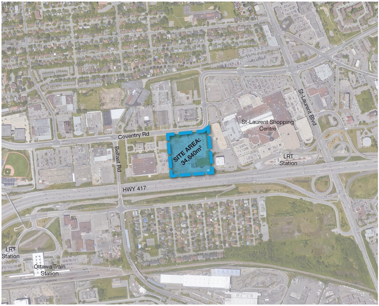 Construction site plan for project from page 6 of the file '2024-11-20 - Urban Design Brief - D07-12-24-0151'
