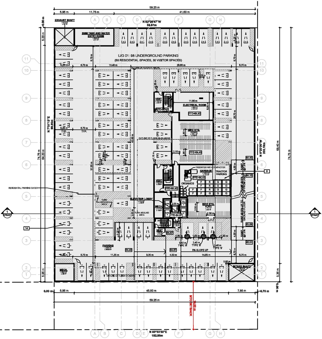 Floor plan for project from page 35 of the file '2024-11-20 - Urban Design Brief - D07-12-24-0151'