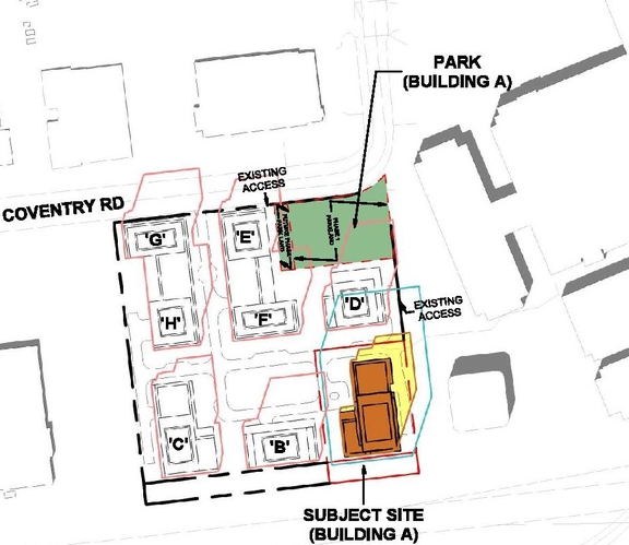 Construction site plan for project from page 60 of the file '2024-11-20 - Urban Design Brief - D07-12-24-0151'