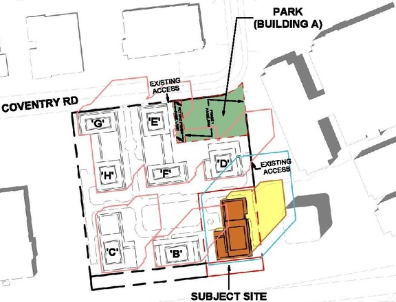 Construction site plan for project from page 60 of the file '2024-11-20 - Urban Design Brief - D07-12-24-0151'