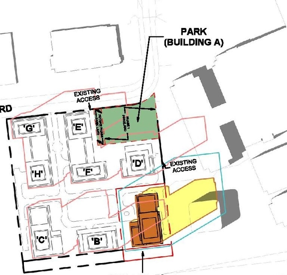 Construction site plan for project from page 61 of the file '2024-11-20 - Urban Design Brief - D07-12-24-0151'