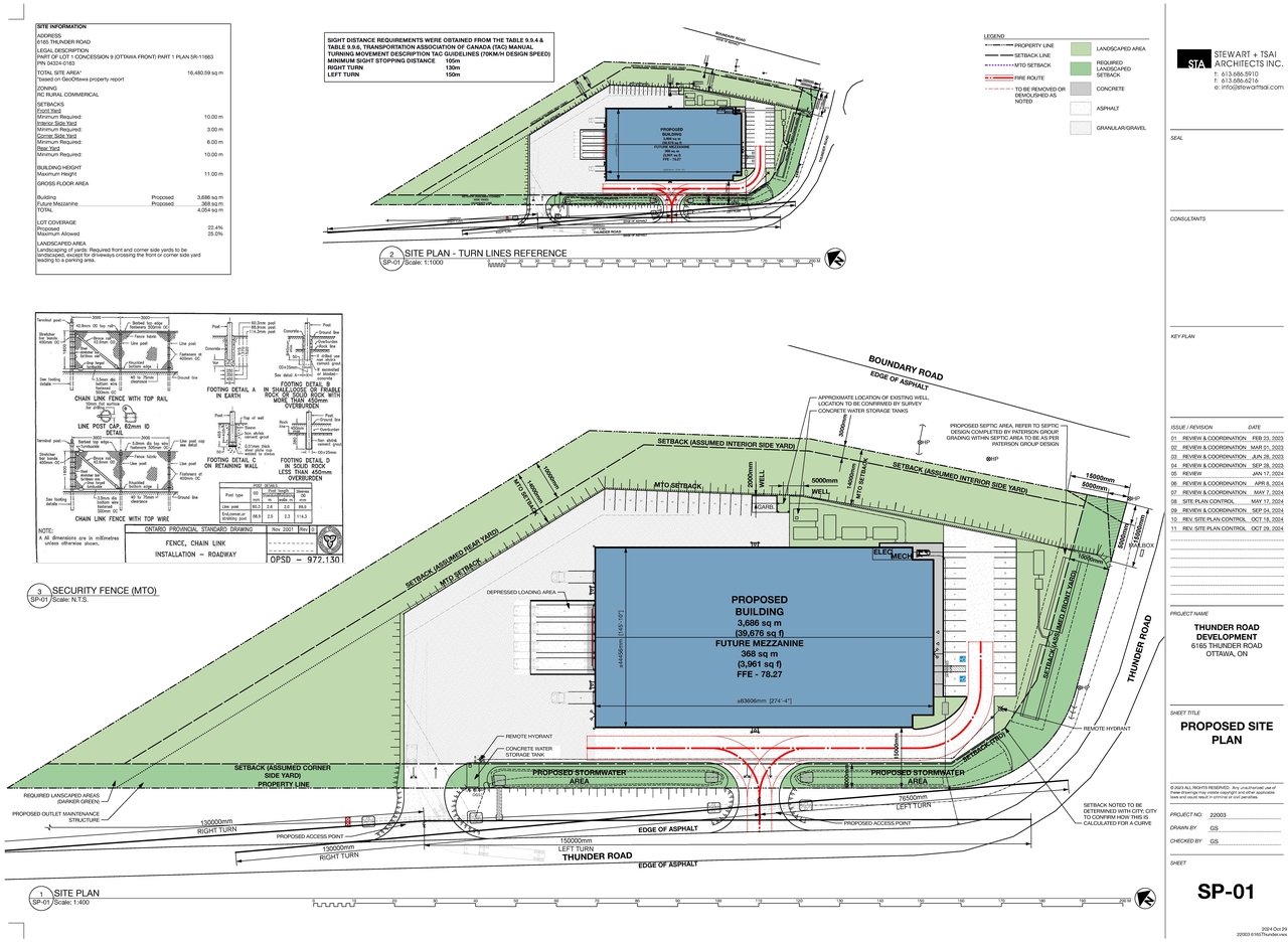 Construction site plan for project from page 6 of the file '2024-11-20 - Design Brief - D07-12-24-0152'