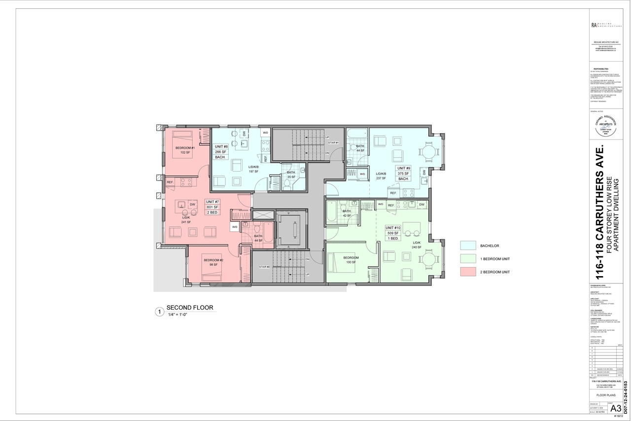 Floor plan for project from page 3 of the file '2025-02-04 - Floor Plans - D07-12-24-0153'