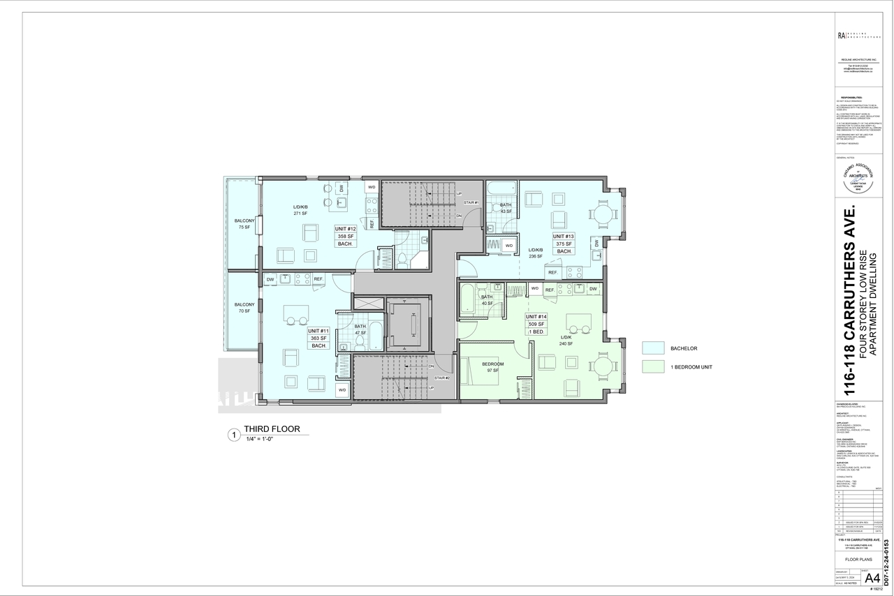 Floor plan for project from page 4 of the file '2025-02-04 - Floor Plans - D07-12-24-0153'