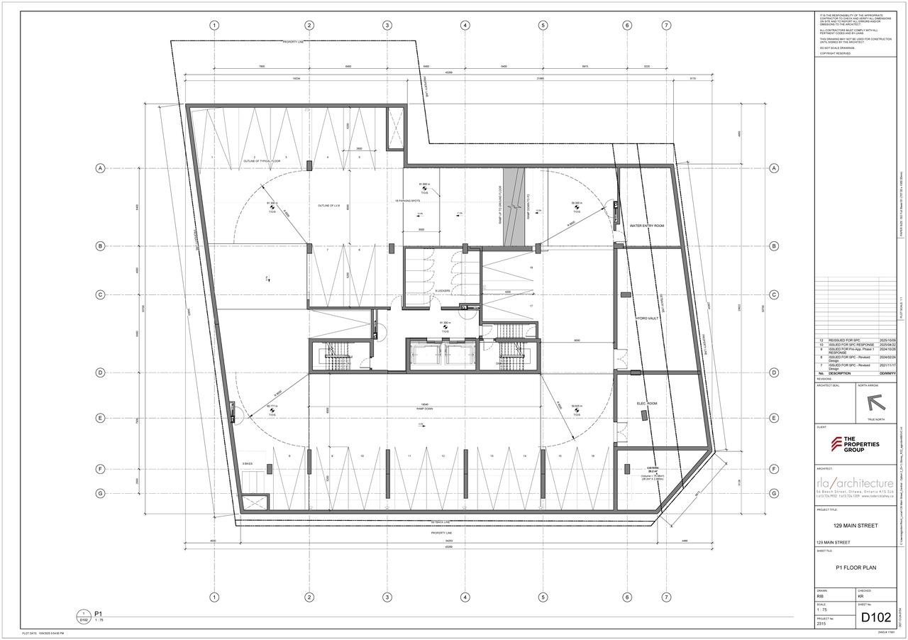 Floor plan for project from page 1 of the file '2025-10-17 - Floor Plan B2 - D07-12-24-0154'